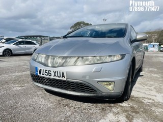Location: Plymouth - 2006 HONDA CIVIC SPORT I-CTDI 5 Door Hatchback REG: WU56XUA, Keys: No, MOT Expiry date: 14/06/2023, 2204 Diesel, 6 Speed Manual Diesel, Former Keepers: 6