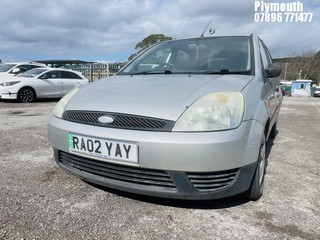 Location: Plymouth - 2002 FORD FIESTA LX 5 Door Hatchback REG: RA02YAY, Keys: No, MOT Expiry date: 22/07/2024, 1388 Petrol, 5 Speed Manual Petrol, Former Keepers: 6