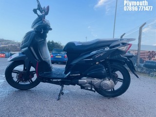Location: Plymouth - 2015 SYM AZ SYMPHONY SR 125 Motorcycle REG: WG15AEZ, Keys: No, MOT Expiry date: 09/11/2024, 125 Petrol, , Former Keepers: 7