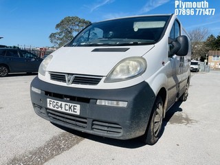 Location: Plymouth - 2004 VAUXHALL VIVARO 2700 DI SWB Panel Van REG: FG54CKE, Keys: No, MOT Expiry date: 08/10/2024, 1870 Diesel, 5 Speed Manual Diesel, Former Keepers: 5