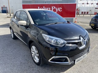 Location: South Wales - 2014 RENAULT CAPTURD-QUE M-NAV ENERGY 5 DOOR HATCHBACK REG: HK64DXA, 1461cc DIESEL, 5 SPEED MANUAL DIESEL, Former Keepers: 5, Keys: Required, MOT Expiry date: 19/03/2025