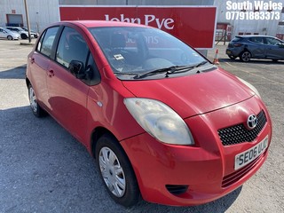 Location: South Wales - 2006 TOYOTA YARIS T3 5 Door Hatchback REG: SE06UJC, Keys: No, MOT Expiry date: 08/10/2023, 1296 Petrol, 5 Speed Manual Petrol, Former Keepers: 4
