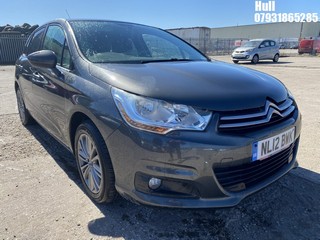 Location: Hull - 2012 CITROEN C4 VTR+ HDI 110 5 DOOR HATCHBACK REG: NL12BWK, 1560cc DIESEL, 6 SPEED MANUAL DIESEL, Former Keepers: 2, Keys: Yes, MOT Expiry date: 22/03/2025