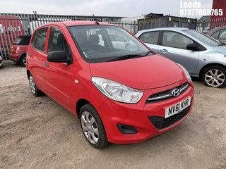 Location: Leeds - 2011 HYUNDAI  I10 CLASSIC 5 Door Hatchback REG: NV61KHR, Keys: No, MOT Expiry date: 12-12-2025, 1248 Petrol, 5 Speed Manual Petrol, Former Keepers: 3