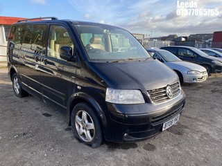 Location: Leeds - 2008 VOLKSWAGEN CARAVELLE EXEC TDI 174 MPV REG: BT08YND, Keys: No, MOT Expiry date: 05-07-2024, 2460 Diesel, 6 Speed Manual Diesel, Former Keepers: 3