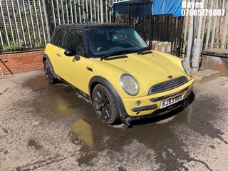 Location:  Hayes - 2003 MINI MINI COOPER 3 Door Hatchback REG: KJ53RRX, Keys: No, MOT Expiry date: 20/12/2024, 1598 Petrol, 5 Speed Manual Petrol, Former Keepers: 8