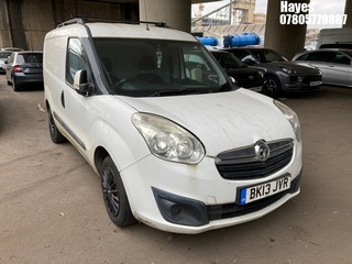 Location:  Hayes - 2013 VAUXHALL COMBO 2000 L1H1 CDTI SPOR Panel Van REG: BK13JVR, Keys: No, MOT Expiry date: 23/10/2024, 1248 Diesel, 5 Speed Manual Diesel, Former Keepers: 7