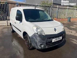 Location:  Hayes - 2011 RENAULT KANGOO ML19 DCI 85 Car Derived Van REG: LV11DVA, Keys: No, MOT Expiry date: 02/04/2025, 1461 Diesel, 5 Speed Manual Diesel, Former Keepers: 12