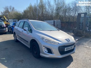Location: Manchester - 2014  PEUGEOT 308 ACCESS SW HDI Estate  REG: HX14OOC, 1560cc Diesel , 5 Speed Manual Diesel, Former Keepers: 3, Keys: No, MOT Expiry date: 07/12/2024