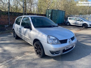 Location: Manchester - 2007 RENAULT CLIO CAMPUS 8V 3 Door Hatchback REG: MA07TUO, 1149 Petrol, 5 Speed Manual Petrol, Former Keepers: 5, Keys: No, MOT Expiry date: 18/02/2025