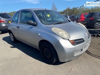 Location: Manchester - 2004 NISSAN MICRA S AUTO 3 Door Hatchback REG: BD04EYH, 1240 Petrol, 4 Speed Auto Petrol, Former Keepers: 8, Keys: No, MOT Expiry date: 12/01/2026