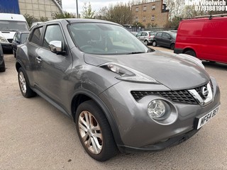 Location: North Woolwich - 2014 NISSAN JUKE ACENTA PREMIUM DIG-T 5 Door Hatchback REG: MF64BEY, Keys: No, MOT Expiry date: 12/09/2023, 1197 Petrol, 5 Speed Manual Petrol, Former Keepers: 5