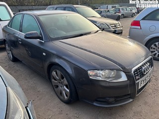 Location: North Woolwich - 2007 AUDI A4 S LINE TDI 140 AUTO 4 Door Saloon REG: FY57SVP, Keys: No, MOT Expiry date: 14/03/2025, 1968 Diesel, Variable 1 Speed Auto Diesel, Former Keepers: 11