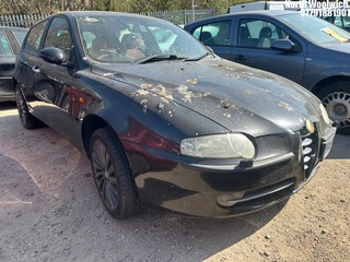Location: North Woolwich - 2004 ALFA ROMEO 147 SELESPEED 5 Door Hatchback REG: RA54FXF, Keys: No, MOT Expiry date: 01/05/2025, 1970 Petrol, 5 Speed Semi Auto Petrol, Former Keepers: 4