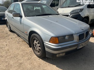Location: North Woolwich - 1997 BMW 316 I SE AUTO 4 Door Saloon REG: P675LBP, Keys: No, MOT Expiry date: 05/06/2024, 1596 Petrol, 4 Speed Auto Petrol, Former Keepers: 5