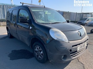 Location: BELVEDERE - 2011 RENAULT KANGOO MAXI LL DCI 85 VAN WITH SIDE WINDOWS REG: LR11HRL, 1461cc DIESEL, 5 SPEED MANUAL DIESEL, Former Keepers: 3, Keys: No, MOT: Expiry date17/05/2025