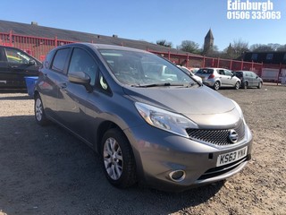 Location: Edinburgh - 2014 NISSAN NOTE ACENTA PREMIUM MPV REG: KS63YNA, Keys: No, MOT Expiry date: 22/05/2024, 1198 Petrol, 5 Speed Manual Petrol, Former Keepers: 3