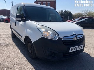 Location: Nottingham - 2013 VAUXHALL COMBO 2000 L1H1 CDTI S/S Panel Van REG: BT62BKX, Keys: Yes, MOT Expiry date: 22/06/2025, 1598 Diesel, 6 Speed Manual Diesel, Former Keepers: 6