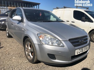 Location: Edinburgh - 2008 KIA CEE'D GS CRDI 5 Door Hatchback REG: LC08XVU, Keys: No, MOT Expiry date: 14/11/2024, 1582 Diesel, 5 Speed Manual Diesel, Former Keepers: 6