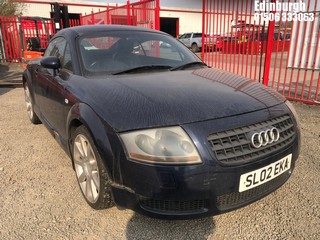 Location: Edinburgh - 2002 AUDI TT QUATTRO (225 BHP) Coupe REG: SL02EKA, Keys: No, MOT Expiry date: 21/11/2024, 1794 Petrol, 6 Speed Manual Petrol, Former Keepers: 10
