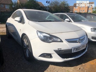 NOTE: ATF Registered Buyers ONLY - Location: Mitcham - 2015 VAUXHALL  ASTRA GTC SRI TURBO S/S 3 Door Hatchback REG: FN65FPV, Keys: No, 1364 Petrol, 6 Speed Manual Petrol, Former Keepers: 4