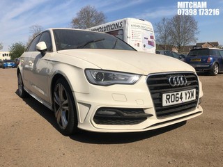 Location: Mitcham - 2014 AUDI A3 S LINE TDI S-A 5 Door Hatchback REG: RO64YXM, Keys: No, MOT Expiry date: 22/05/2025, 1598 Diesel, 7 Speed S-Auto Diesel, Former Keepers: 2