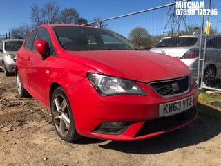 Location: Mitcham - 2014 SEAT IBIZA TOCA 5 Door Hatchback REG: KW63VTZ, Keys: No, MOT Expiry date: 28/10/2024, 1390 Petrol, 5 Speed Manual Petrol, Former Keepers: 3