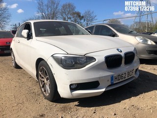 Location: Mitcham - 2012 BMW 116D EFFICIENTDYNAMICS 5 Door Hatchback REG: HD62BCF, Keys: No, MOT Expiry date: 26/12/2024, 1598 Diesel, 6 Speed Manual Diesel, Former Keepers: 2