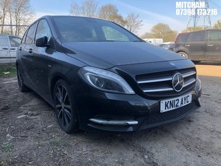 Location: Mitcham - 2012 MERCEDES-BENZ B200 BLUEEFFICIENCY SPRT MPV REG: KN12AYC, Keys: No, MOT Expiry date: 04/01/2025, 1796 Diesel, 7 Speed Auto Diesel, Former Keepers: 5
