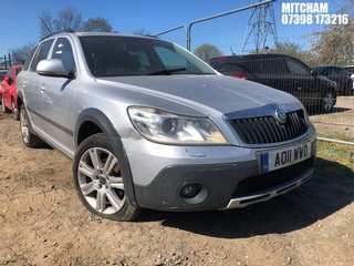 Location: Mitcham - 2011 SKODA OCTAVIA SCOUT TDI CR Estate REG: AO11WWD, Keys: No, MOT Expiry date: 04/03/2025, 1968 Diesel, 6 Speed Manual Diesel, Former Keepers: 3