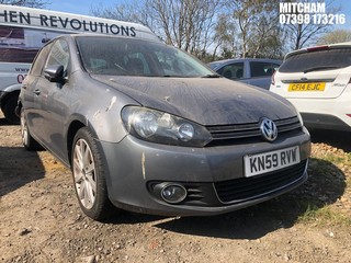 Location: Mitcham - 2009 VOLKSWAGEN GOLF GT TDI 140 5 Door Hatchback REG: KN59RVW, Keys: No, MOT Expiry date: 08/12/2024, 1968 Diesel, 6 Speed Manual Diesel, Former Keepers: 5
