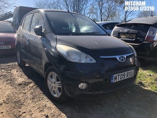 Location: Mitcham - 2009 HYUNDAI I10 COMFORT 5 Door Hatchback REG: MT09RXU, Keys: No, MOT Expiry date: 04/07/2024, 1248 Petrol, 5 Speed Manual Petrol, Former Keepers: 6