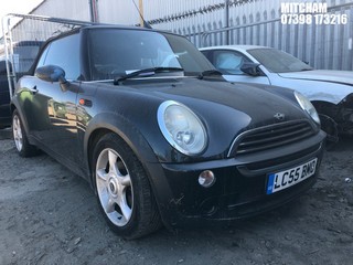 Location: Mitcham - 2005 MINI MINI ONE Convertible REG: LC55BMO, Keys: No, MOT Expiry date: 12/11/2025, 1598 Petrol, 5 Speed Manual Petrol, Former Keepers: 5