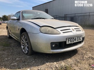 Location: Mitcham - 2004 MG TF Sports REG: FE04EBZ, Keys: No, MOT Expiry date: 04/08/2024, 1796 Petrol, 5 Speed Manual Petrol, Former Keepers: 6