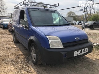 Location: Mitcham - 2006 FORD TRAN CONNECT L 220 TD SWB Panel Van REG: LC06MLN, Keys: No, MOT Expiry date: 30/11/2024, 1753 Diesel, 5 Speed Manual Diesel, Former Keepers: 6