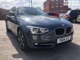 Location: Nottingham - 2014  BMW  116I SPORT 5 Door Hatchback REG: YG14AYL, 1598cc Petrol , 6 Speed Manual Petrol, Former Keepers: 1, Keys: Yes, MOT Expiry date: 13/03/2026