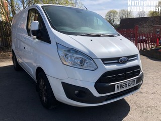 Location: Nottingham - 2015 FORD TRANSIT CUSTOM 270 LTD E- Panel Van REG: MW65EHD, Keys: No, MOT Expiry date: 17/07/2024, 2198 Diesel, 6 Speed Manual Diesel, Former Keepers: 2