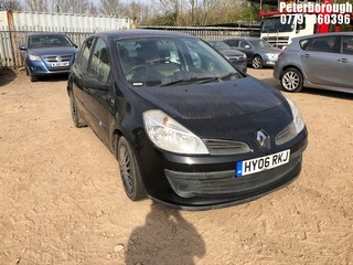 Location: Peterborough - 2006 RENAULT CLIO EXPRESSION 5 Door Hatchback REG: HY06RKJ, Keys: No, MOT Expiry date: 22/02/2025, 1390 Petrol, 5 Speed Manual Petrol, Former Keepers: 7