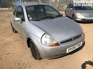 Location: Peterborough - 2006 FORD KA STYLE 3 Door Hatchback REG: OV06FAK, Keys: No, MOT Expiry date: 09/08/2023, 1297 Petrol, 5 Speed Manual Petrol, Former Keepers: 6