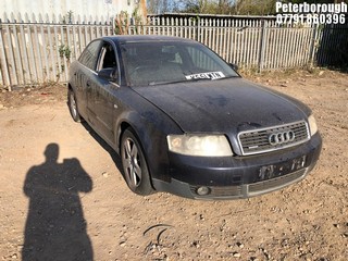 Location: Peterborough - 2002 AUDI A4 QUATTRO SPORT AUTO 4 Door Saloon REG: KS51WTN, Keys: No, MOT Expiry date: 11/06/2025, 2976 Petrol, 5 Speed Auto Petrol, Former Keepers: 3