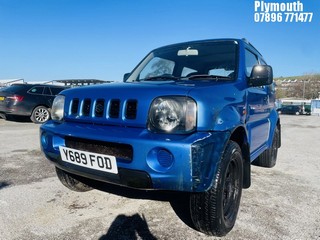Location: Plymouth - 2001 SUZUKI JIMNY JLX Estate REG: Y689FOD, Keys: No, MOT Expiry date: 13/03/2025, 1328 Petrol, 5 Speed Manual Petrol, Former Keepers: 4