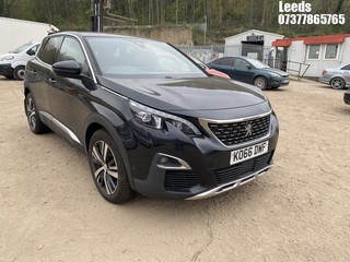Location: Leeds - 2017  PEUGEOT  3008 GT LINE BLUEHDI S/S 	 5 Door Hatchback 	 REG: KO66DWF, 1560cc Diesel 	, 6 Speed Manual Diesel 	, Former Keepers: 2, Keys: Yes, MOT Expiry date: 11-01-2026