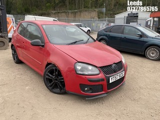Location: Leeds - 2007 VOLKSWAGEN GOLF GT SPORT TDI 140 3 Door Hatchback REG: YT57RZG, Keys: No, MOT Expiry date: 12-02-2025, 1968 Diesel, 6 Speed Manual Diesel, Former Keepers: 6