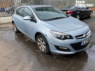 Location:  Hayes - 2014 VAUXHALL ASTRA DESIGN 5 Door Hatchback REG: DL63NNF, Keys: No, MOT Expiry date: 07/11/2024, 1398 Petrol, 5 Speed Manual Petrol, Former Keepers: 5