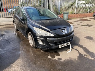 Location:  Hayes - 2010 PEUGEOT 308 S AUTO 5 Door Hatchback REG: KM10WYB, Keys: No, MOT Expiry date: 01/03/2025, 1598 Petrol, 5 Speed Auto Petrol, Former Keepers: 3