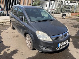 Location:  Hayes - 2010 VAUXHALL ZAFIRA DESIGN MPV REG: DU10URL, Keys: No, MOT Expiry date: 22/11/2024, 1796 Petrol, 5 Speed Manual Petrol, Former Keepers: 6