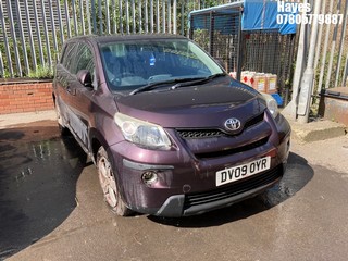 Location:  Hayes - 2009 TOYOTA URBAN CRUISER VVT-I 5 Door Hatchback REG: DV09OYR, Keys: No, MOT Expiry date: 08/04/2025, 1329 Petrol, 6 Speed Manual Petrol, Former Keepers: 5