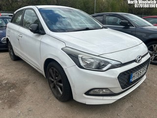 Location: North Woolwich - 2016 HYUNDAI I20 SE BLUE DRIVE MPI 5 Door Hatchback REG: HT65FFU, Keys: No, MOT Expiry date: 06/06/2025, 1248 Petrol, 5 Speed Manual Petrol, Former Keepers: 6