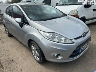 Location: North Woolwich - 2012 FORD FIESTA ZETEC 5 Door Hatchback REG: GJ12ZKF, Keys: No, MOT Expiry date: 08/02/2025, 1388 Petrol, 5 Speed Manual Petrol, Former Keepers: 5