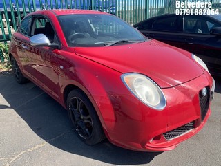Location: BELVEDERE - 2009 ALFA ROMEO MITO VELOCE T 120 	 3 DOOR HATCHBACK REG: MK59RYC, 1368cc PETROL, 5 SPEED MANUAL PETROL, Former Keepers: 7, Keys: No, MOT: Expiry date30/01/2026